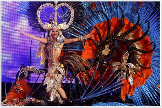 La Reina del Carnaval di Santa Cruz de Tenerife 2014 è Amanda Perdomo La Reina del Carnaval di Santa Cruz de Tenerife 2014 è Amanda Perdomo
