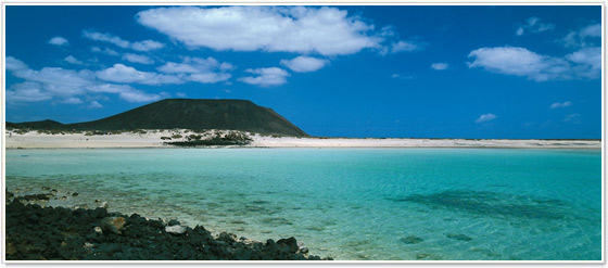 Parco naturale Islote de Los Lobos a Fuerteventura Parco naturale Islote de Los Lobos a Fuerteventura