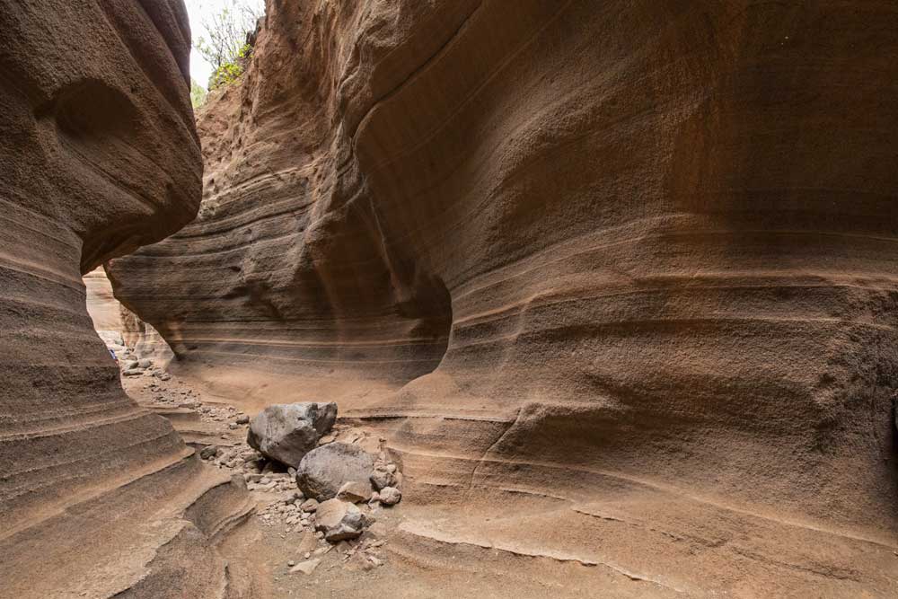 Barranco de Las Vacas Canyon tra Aguimes e Temisas (Gran Canaria)