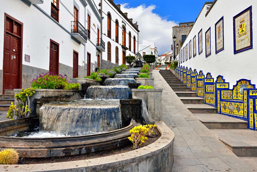 Firgas: cascate Paseo de Gran Canaria